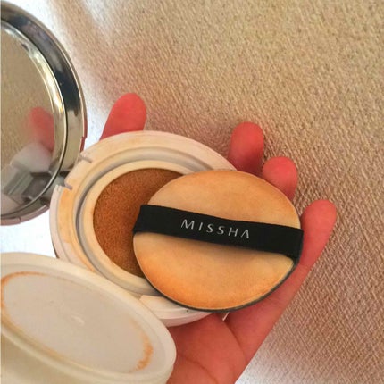 M クッション ファンデーション(モイスチャー)/MISSHA/クッションファンデーションを使ったクチコミ(2枚目)