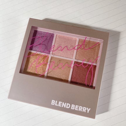 オーラクリエイション/BLEND BERRY/アイシャドウパレットを使ったクチコミ(1枚目)