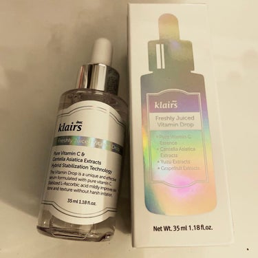 フレッシュリージュースドビタミンドロップ(35ml)/Klairs/美容液を使ったクチコミ（1枚目）