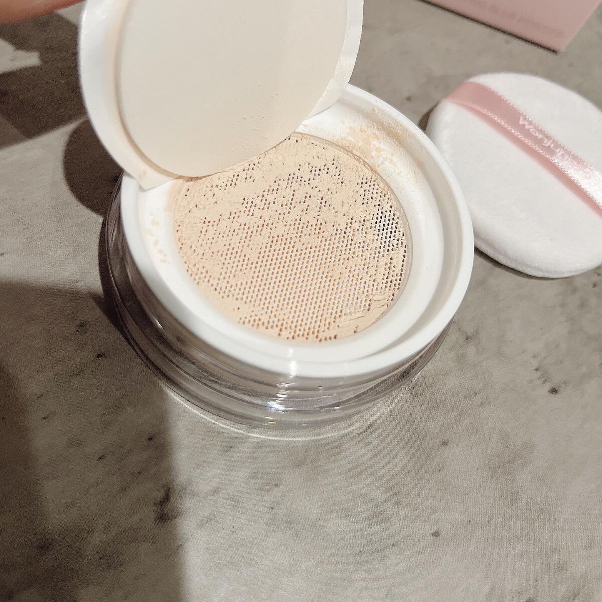 ウォンジョンヨ フィクシングブラーパウダー N/Wonjungyo/ルースパウダーを使ったクチコミ(3枚目)