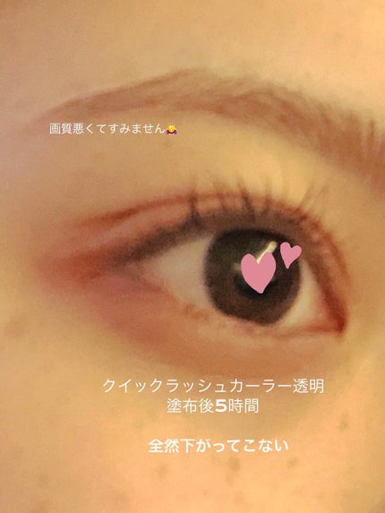 クイックラッシュカーラー/キャンメイク/マスカラ下地を使ったクチコミ(3枚目)