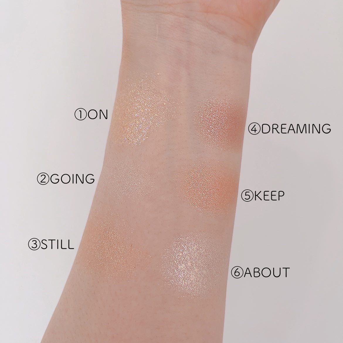 オーマイグリッターポップ/ABOUT TONE/アイシャドウパレットを使ったクチコミ(4枚目)