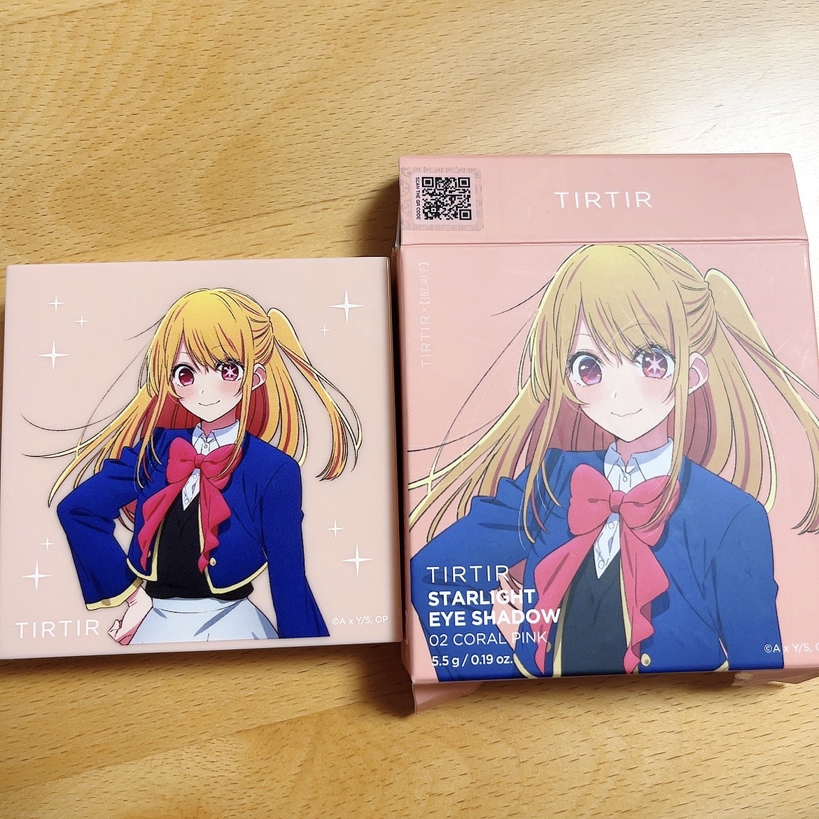 スターライト アイシャドウ #02 CORAL PINK/TIRTIR(ティルティル)/アイシャドウパレットを使ったクチコミ（1枚目）