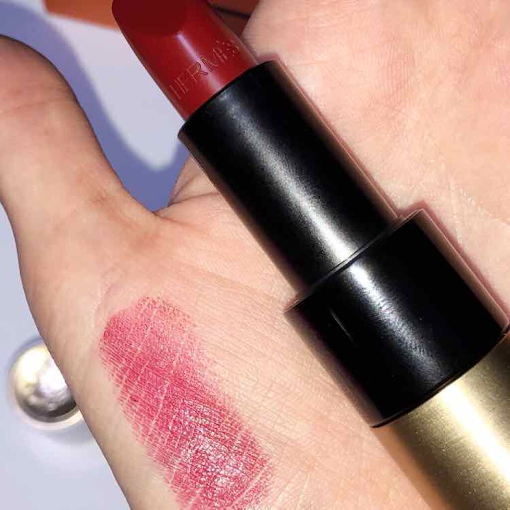 〈ルージュ・エルメス〉 ルージュ ア レーヴル サティネ/エルメス/口紅を使ったクチコミ（3枚目）