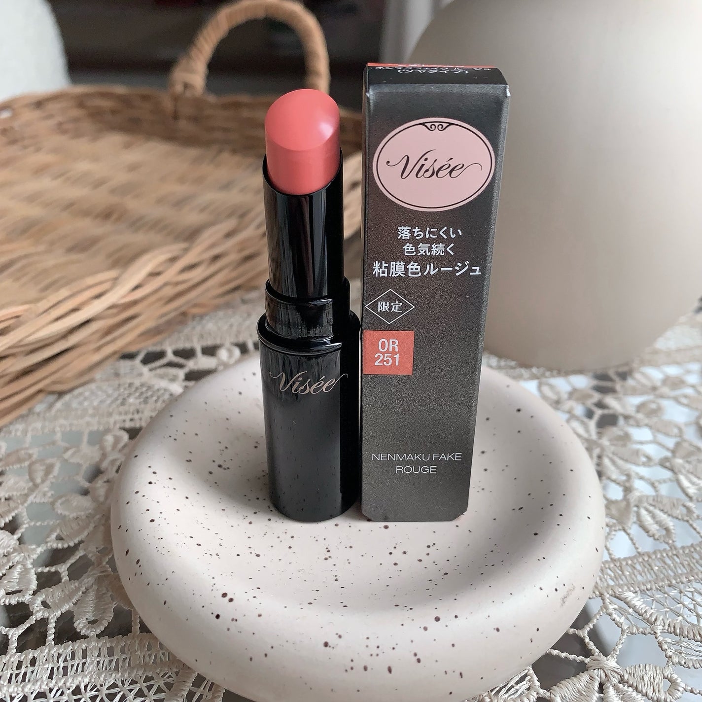 ネンマクフェイク ルージュ/Visée/口紅を使ったクチコミ(7枚目)
