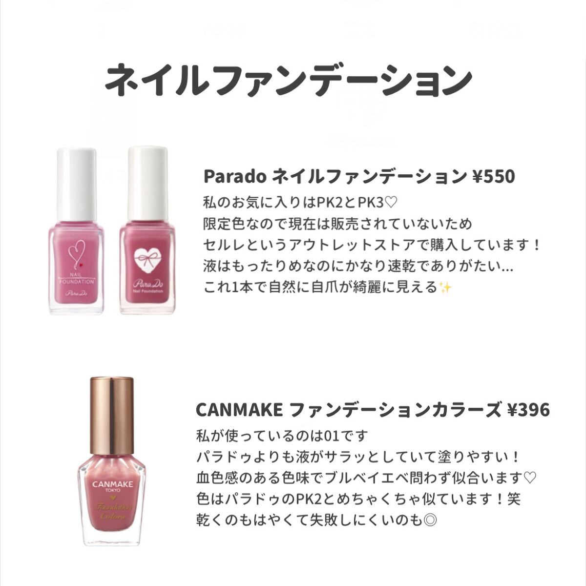 ジェルボリュームトップコート/キャンメイク/ネイルトップコートを使ったクチコミ（2枚目）