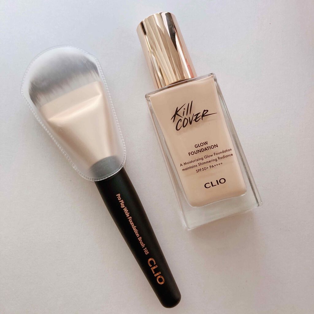 キルカバー グロウ ファンデーション/CLIO/リキッドファンデーションを使ったクチコミ（2枚目）