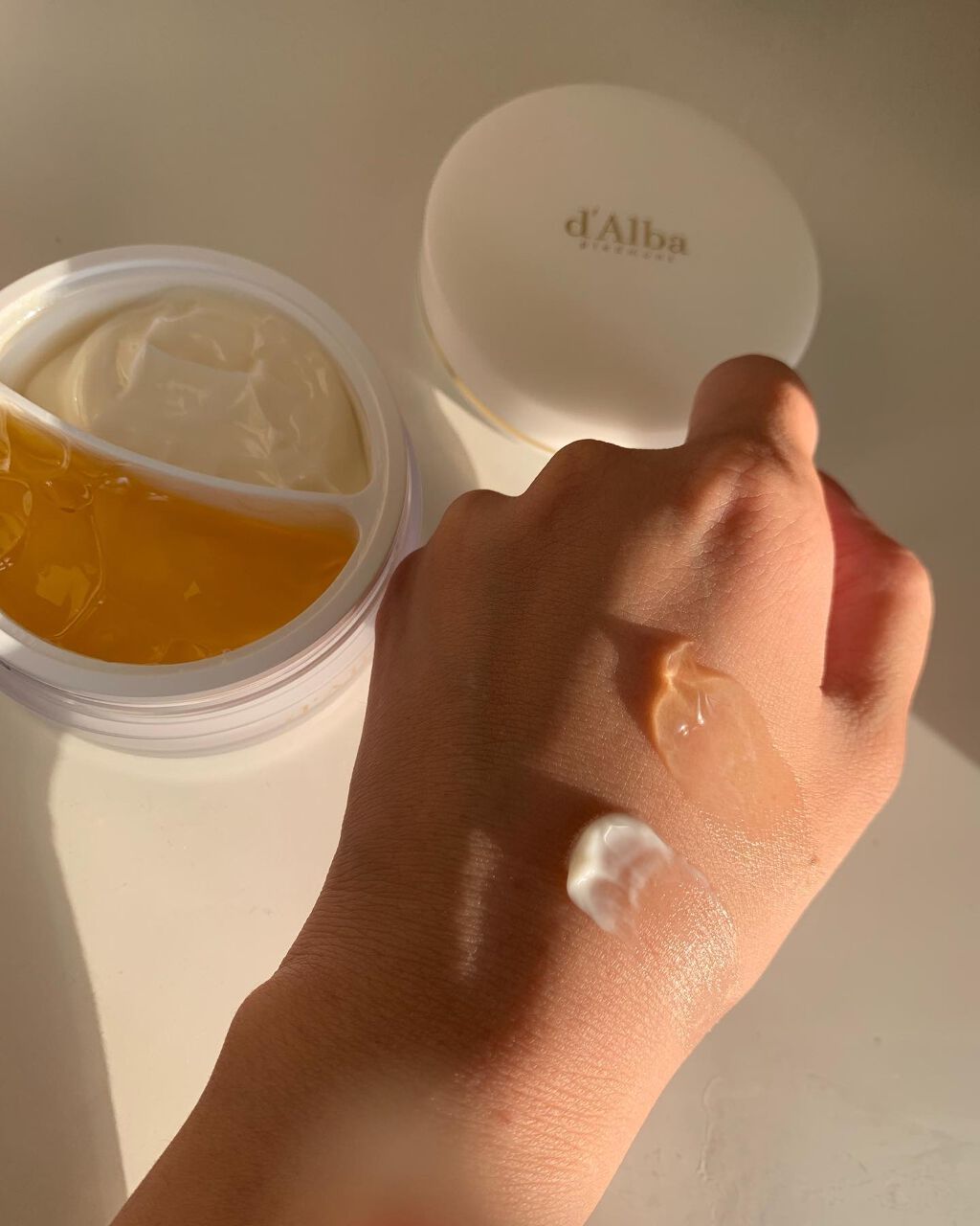 ホワイトトリュフダブルセラムアンドクリーム/ダルバ/フェイスクリームを使ったクチコミ（2枚目）