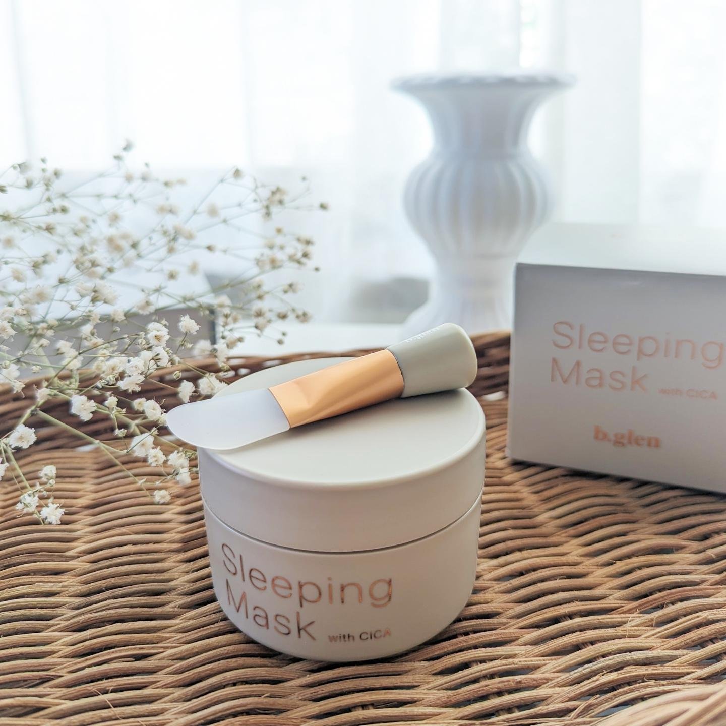 スリーピングマスク with CICA/b.glen/フェイスクリームを使ったクチコミ（1枚目）