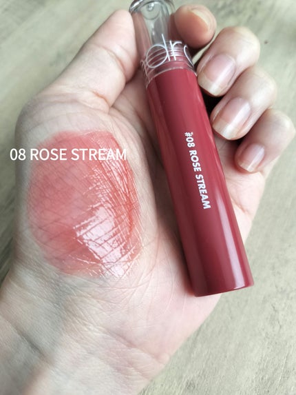 グラスティングウォーターティント/rom&nd/リップティントを使ったクチコミ(3枚目)