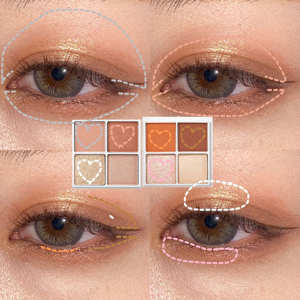 THE アイパレR/b idol/アイシャドウパレットを使ったクチコミ(2枚目)