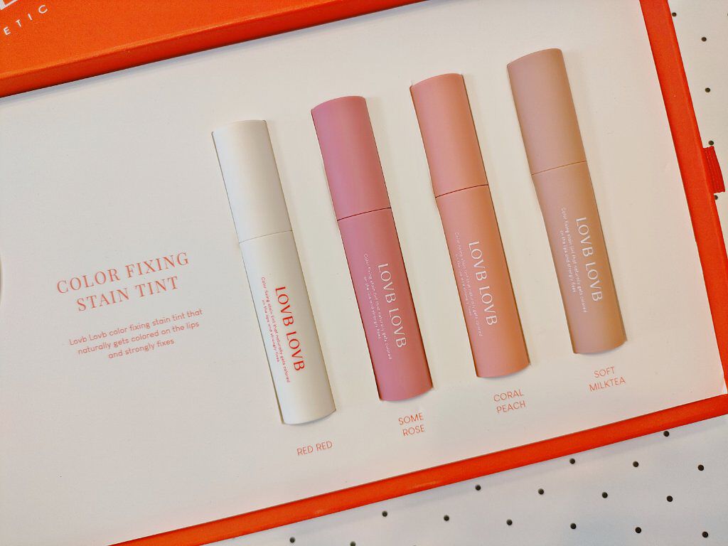 カラーフィクシングステインテント/LOVB LOVB/リップグロスを使ったクチコミ（1枚目）