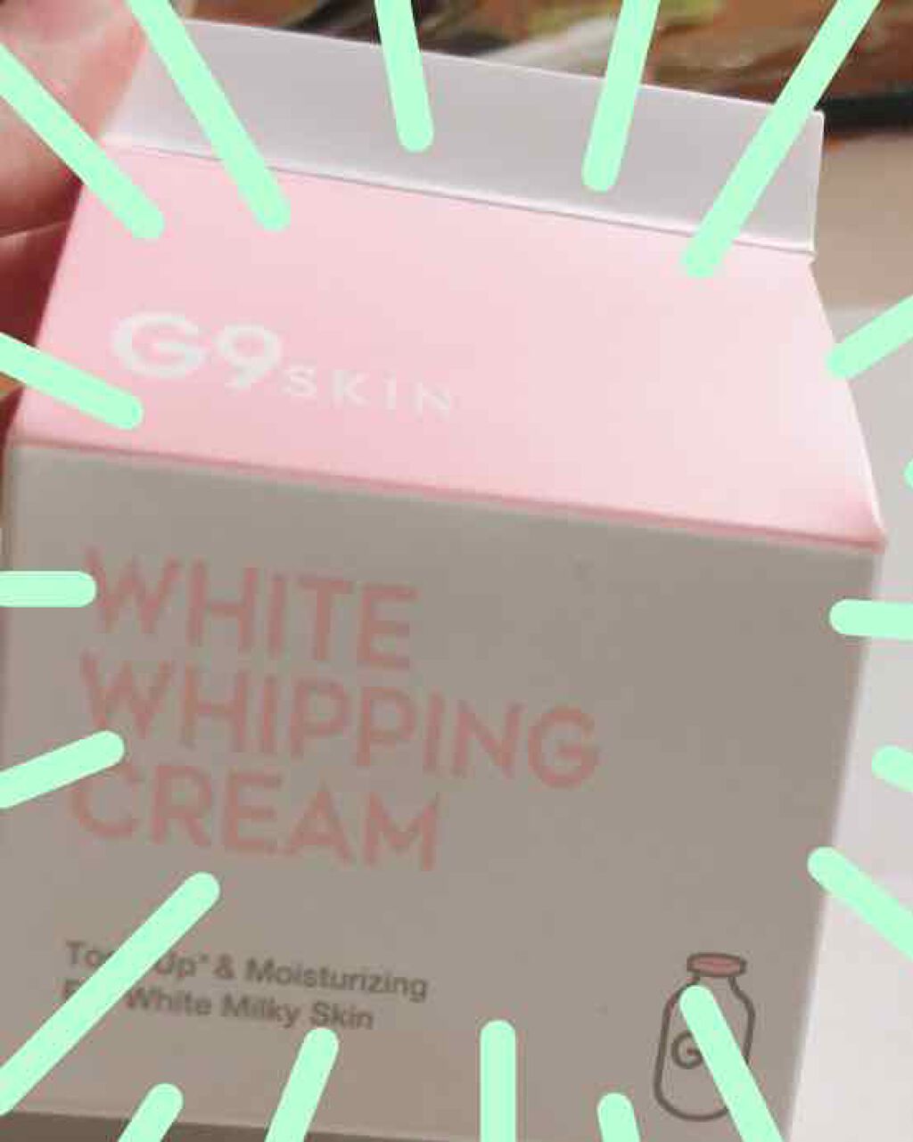WHITE WHIPPING CREAM(ウユクリーム)/G9SKIN/化粧下地を使ったクチコミ(2枚目)