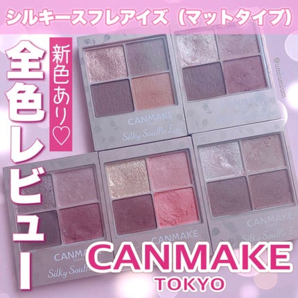シルキースフレアイズ(マットタイプ)/キャンメイク/アイシャドウパレットを使ったクチコミ(1枚目)