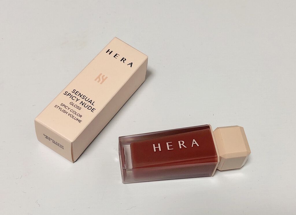 センシュアルスパイシーヌードグロス/HERA/リップグロスを使ったクチコミ（1枚目）