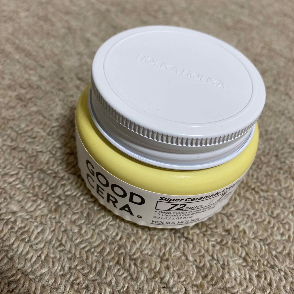  乾燥肌さんにぴったりなホリカホリカのグッドセらシリーズのクリームを紹介！

これから先の季節にはやや重たく感じるかもしれませんが、クリームっぽさが強くて軟膏タイプのように硬くもなく、伸びが良いクリームです。少しベタつきがあるので好みは分か