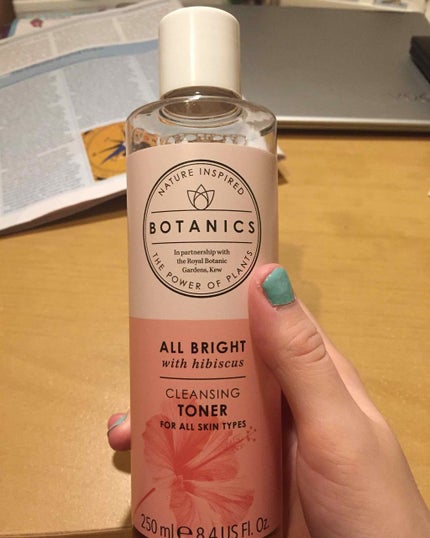 Botanics All Bright with hibiscus Cleansing Toner/Boots(英国)/化粧水を使ったクチコミ(1枚目)
