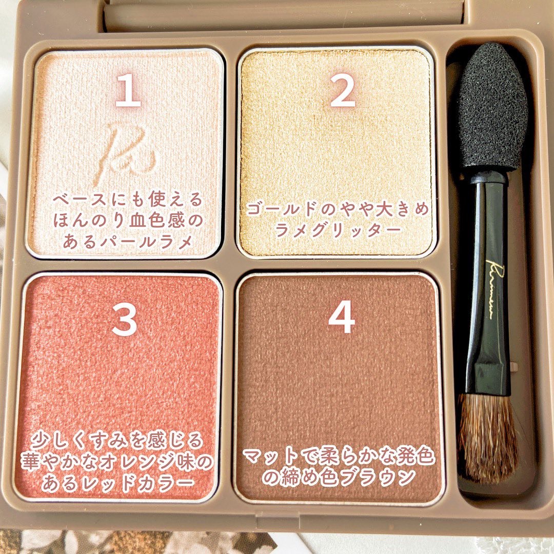 インザミラーアイパレット/Ririmew/アイシャドウパレットを使ったクチコミ（3枚目）