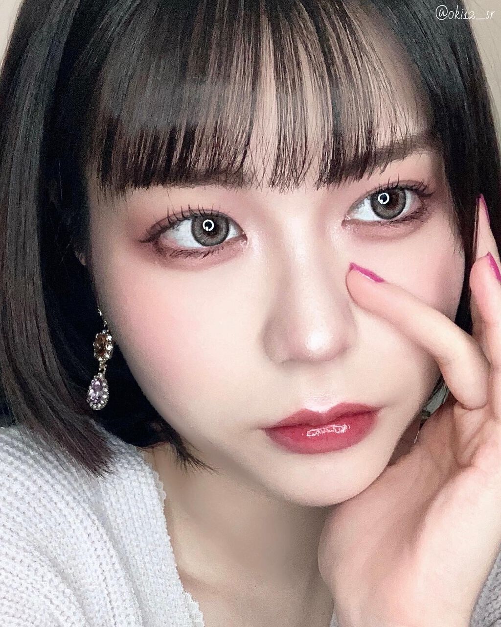 ジャストチーク/Laka/パウダーチークを使ったクチコミ(7枚目)