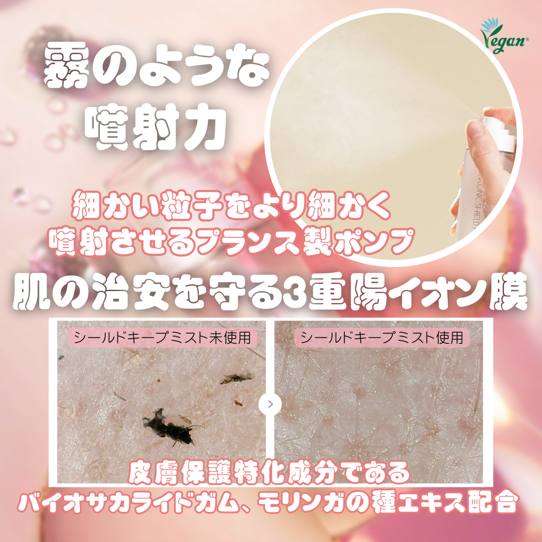 ユニコーンメイクアップシールドフィックスミスト/SELF BEAUTY/フィックスミストを使ったクチコミ(2枚目)