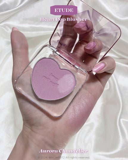 ハートポップブラッシャー/ETUDE/パウダーチークを使ったクチコミ(5枚目)