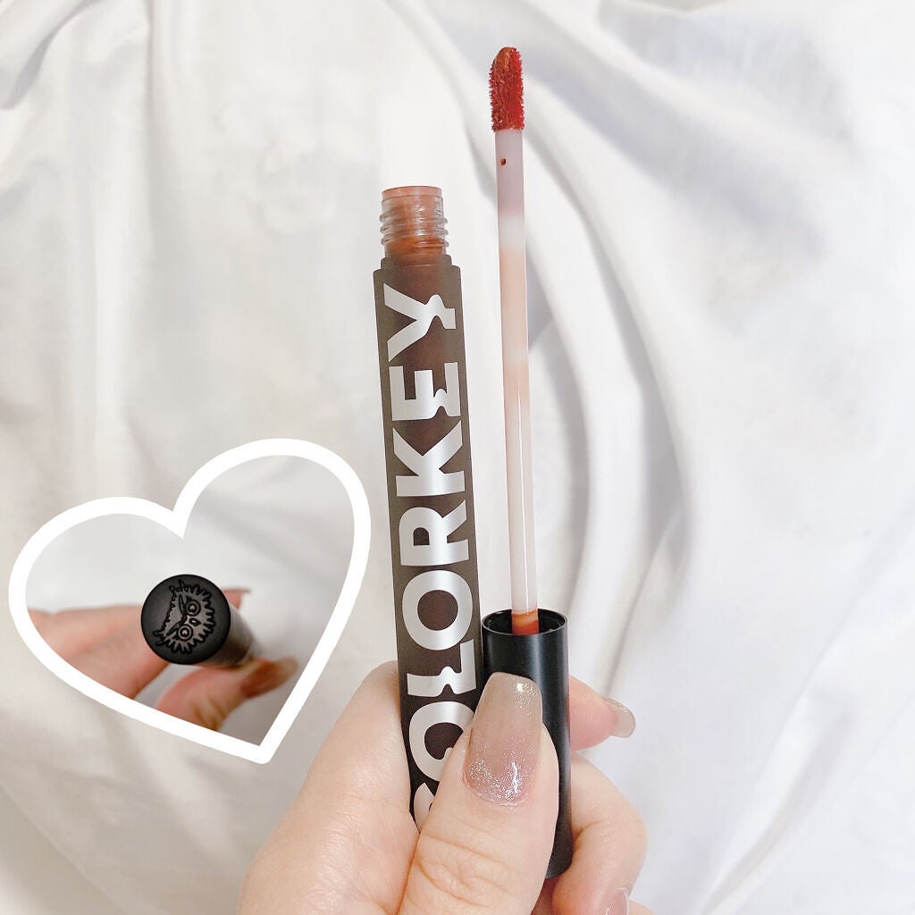 シャインミラーティント/COLORKEY/リップティントを使ったクチコミ(2枚目)