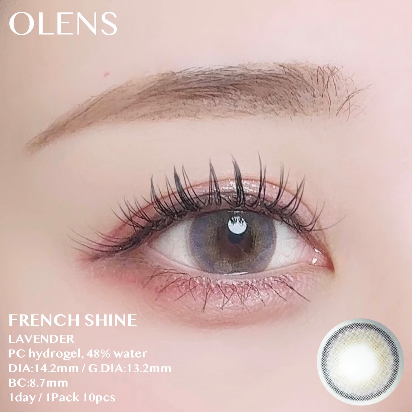 FrenchShine1day/OLENS/ワンデー(1DAY)カラコンを使ったクチコミ(3枚目)