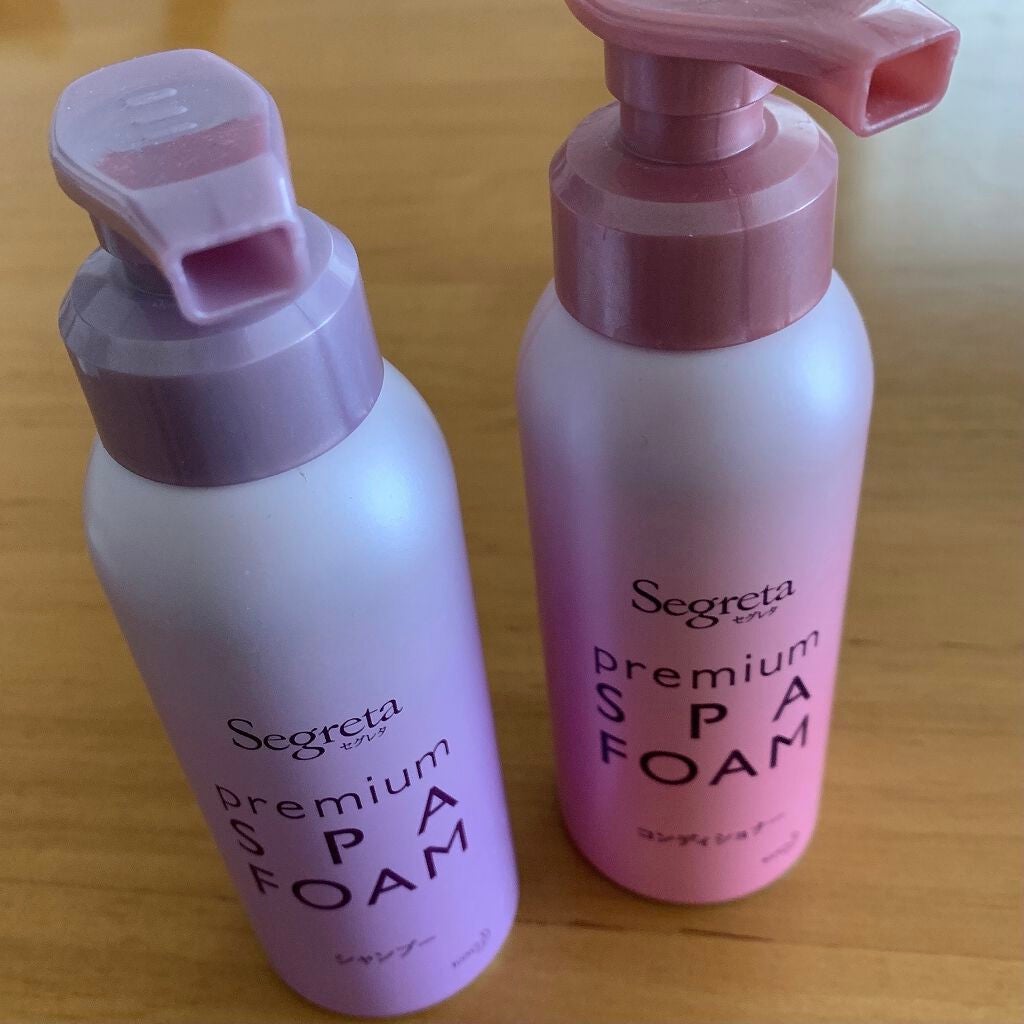 プレミアムスパフォーム シャンプー/コンディショナー/セグレタ/市販シャンプーを使ったクチコミ(4枚目)