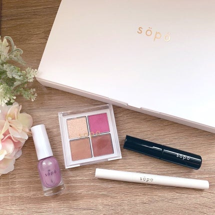 カラーマスカラ/sopo/マスカラを使ったクチコミ(9枚目)