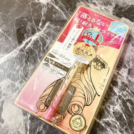 プライムリキッドアイライナー リッチキープ/ヒロインメイク/リキッドアイライナーを使ったクチコミ(1枚目)