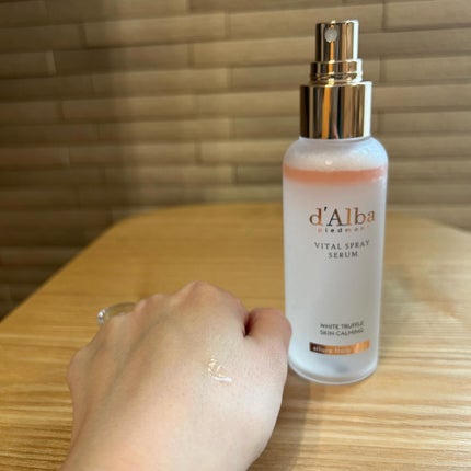 ダルバ ホワイトトリュフバイタルスプレーセラム/ダルバ/ミスト状化粧水を使ったクチコミ(4枚目)