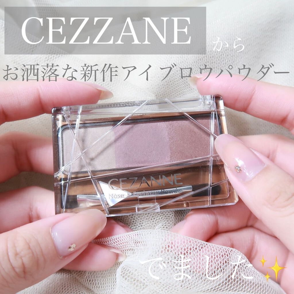ノーズ＆アイブロウパウダー/CEZANNE/パウダーアイブロウを使ったクチコミ（2枚目）