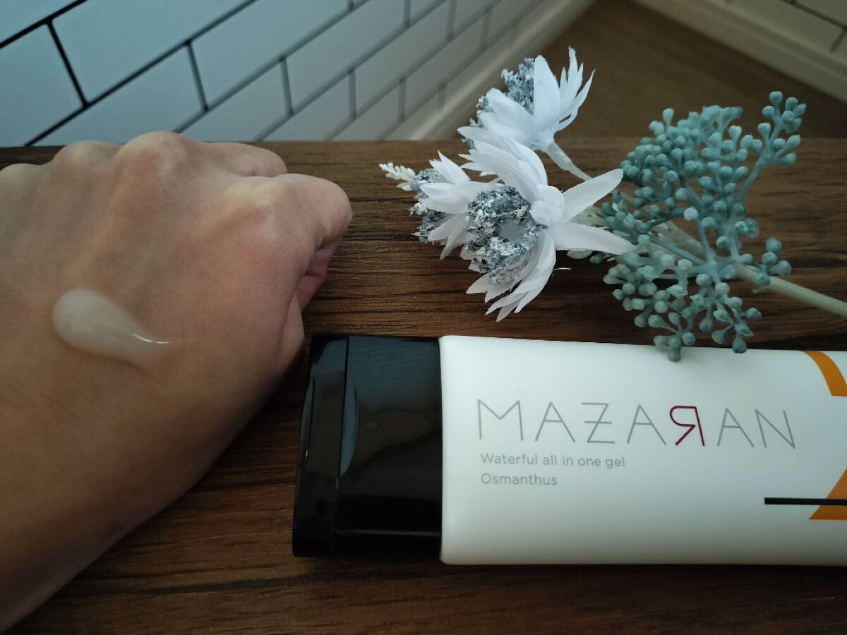 ウォータフルオールインワンジェル/MAZARAN/オールインワン化粧品を使ったクチコミ（2枚目）