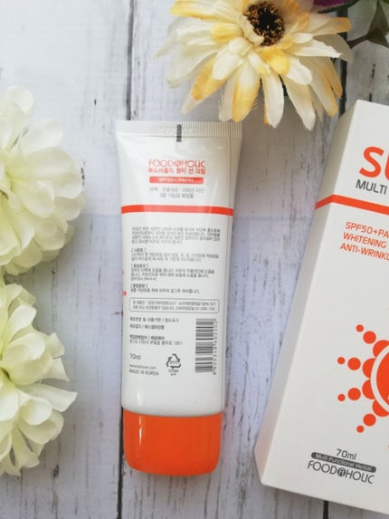 Multi サンクリーム/FOOD A HOLIC /日焼け止めクリームを使ったクチコミ(3枚目)