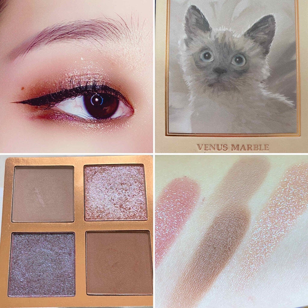 Venus Marble アイシャドウキャットシリーズ/Venus Marble/アイシャドウパレットを使ったクチコミ(1枚目)
