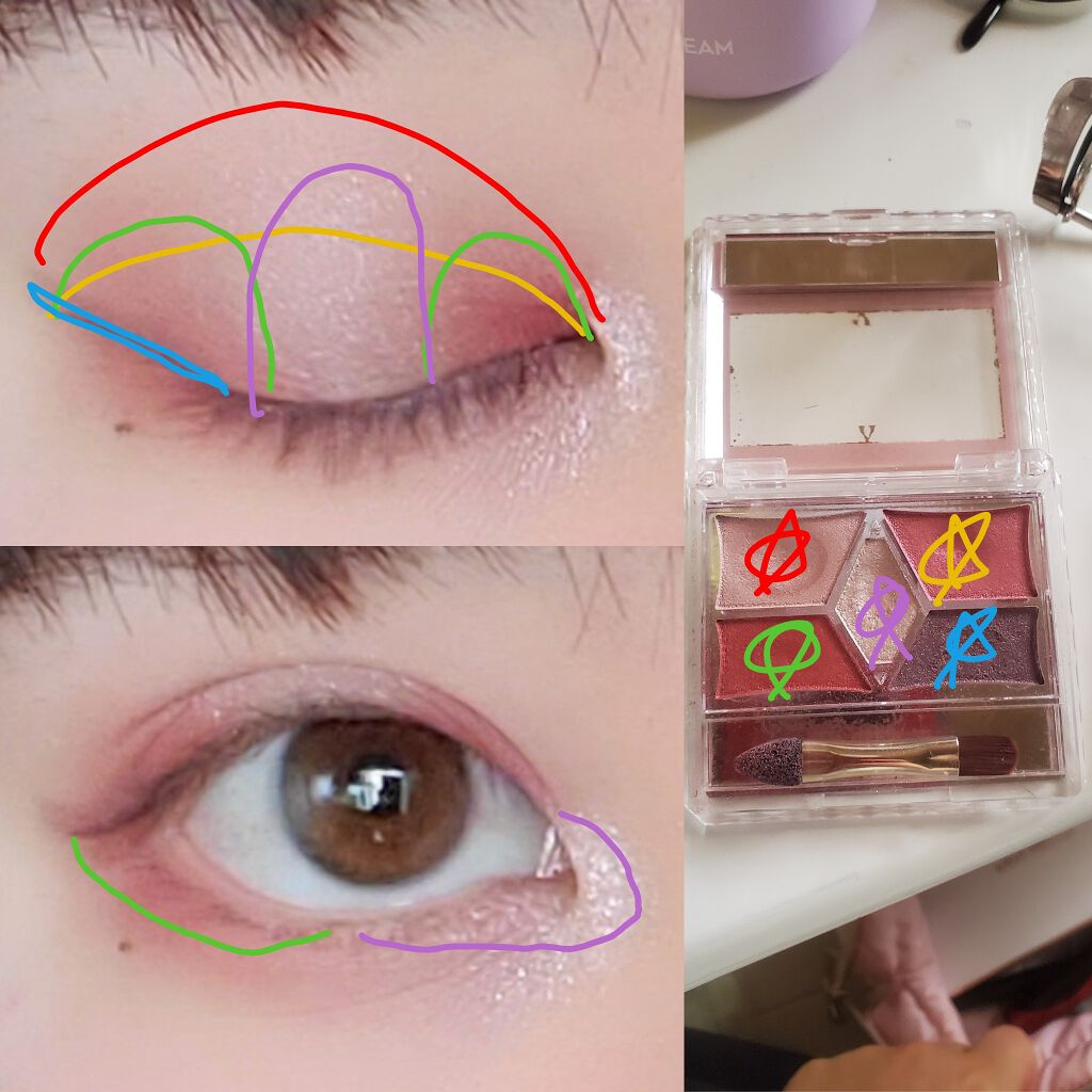 【旧品】パーフェクトスタイリストアイズ/キャンメイク/アイシャドウパレットを使ったクチコミ(2枚目)