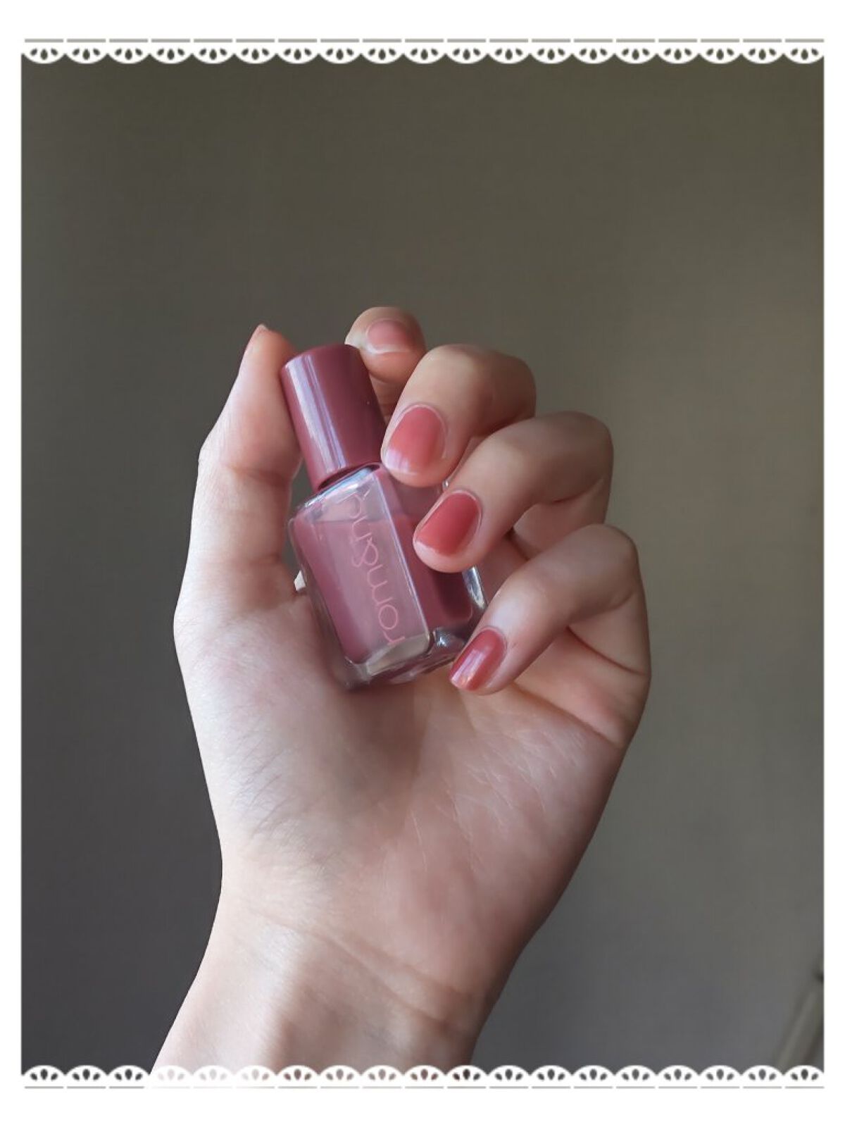 ムードペブルネイル/rom&nd/マニキュアを使ったクチコミ（2枚目）