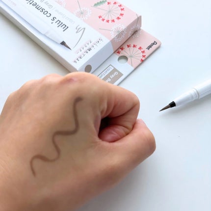 リキッドアイライナー/ルルズコスメティコ/リキッドアイライナーを使ったクチコミ(5枚目)