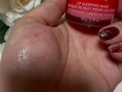ぱすかる on LIPS 「ラネージュリップスリーピングマスクペパーミント〈リップマスク〉..」(4枚目)