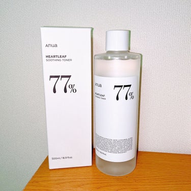 #レビュー 
Anua
ドクダミ77％スージングトナー 500ml

【商品詳細】
◆化粧水
肌を守る弱酸性トナー
◆ドクダミエキス77%配合でダメージ肌を沈静
◆ノンコメドジェニックテスト済み
◆MA