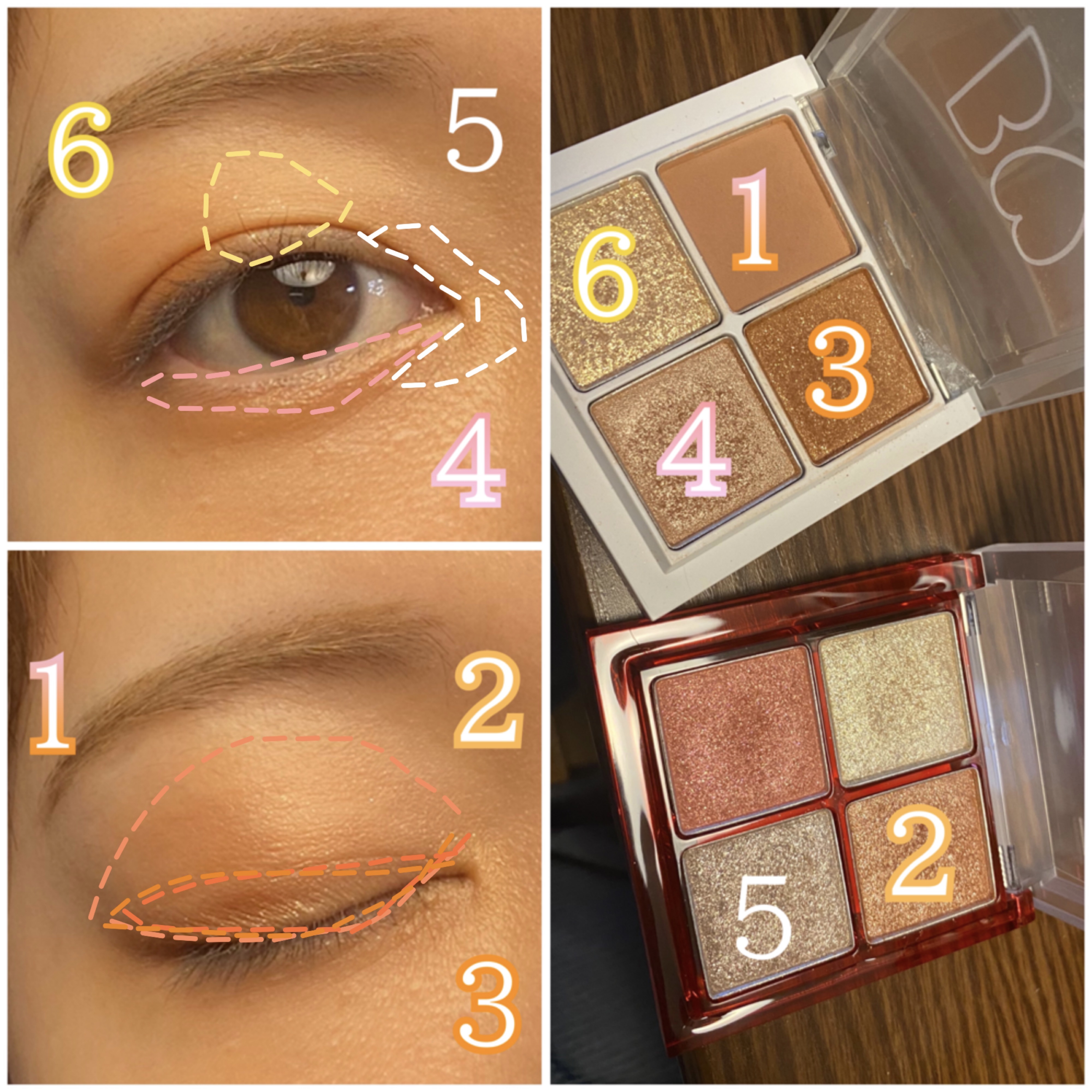 ❤未開封❤Boobeen 12色　アイシャドウ　DEROL THE アイパレR | 03 秘密のオレンジ【新】 b idol | LIPS SHOPPING