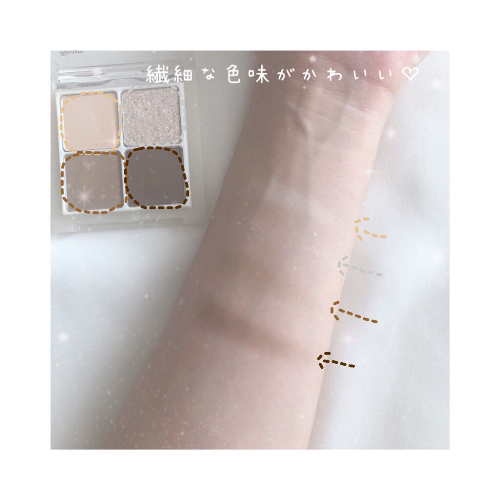 アンダーアイメーカー/dasique/アイシャドウパレットを使ったクチコミ（3枚目）