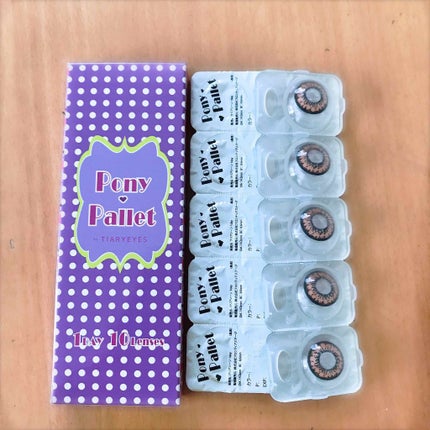 ポニーパレット ワンデー by ティアリーアイズ/Pony Pallet/ワンデー(1DAY)カラコンを使ったクチコミ(1枚目)