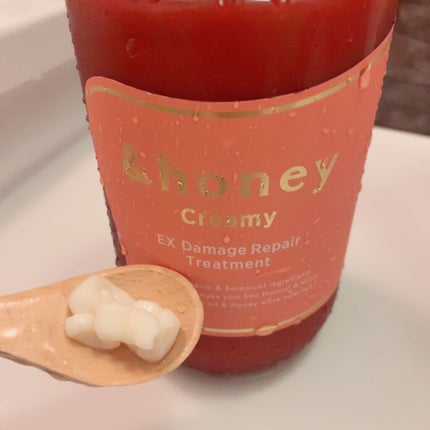 Creamy EXダメージリペアシャンプー1.0/ヘアトリートメント2.0/&honey/市販シャンプーを使ったクチコミ(4枚目)