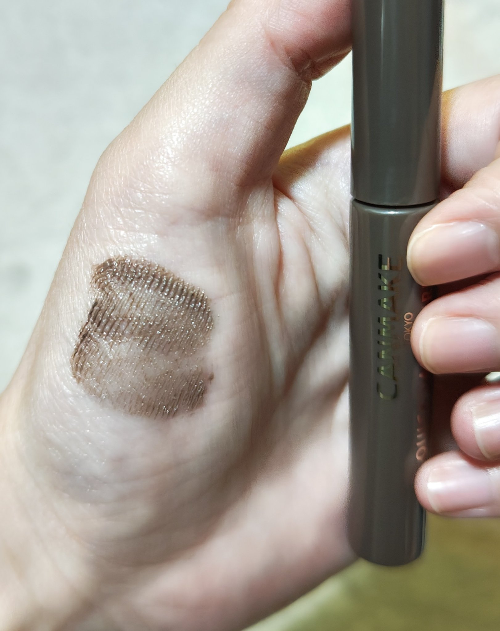 クイックラッシュカーラー CA ココアアッシュ/キャンメイク/マスカラ下地を使ったクチコミ（2枚目）