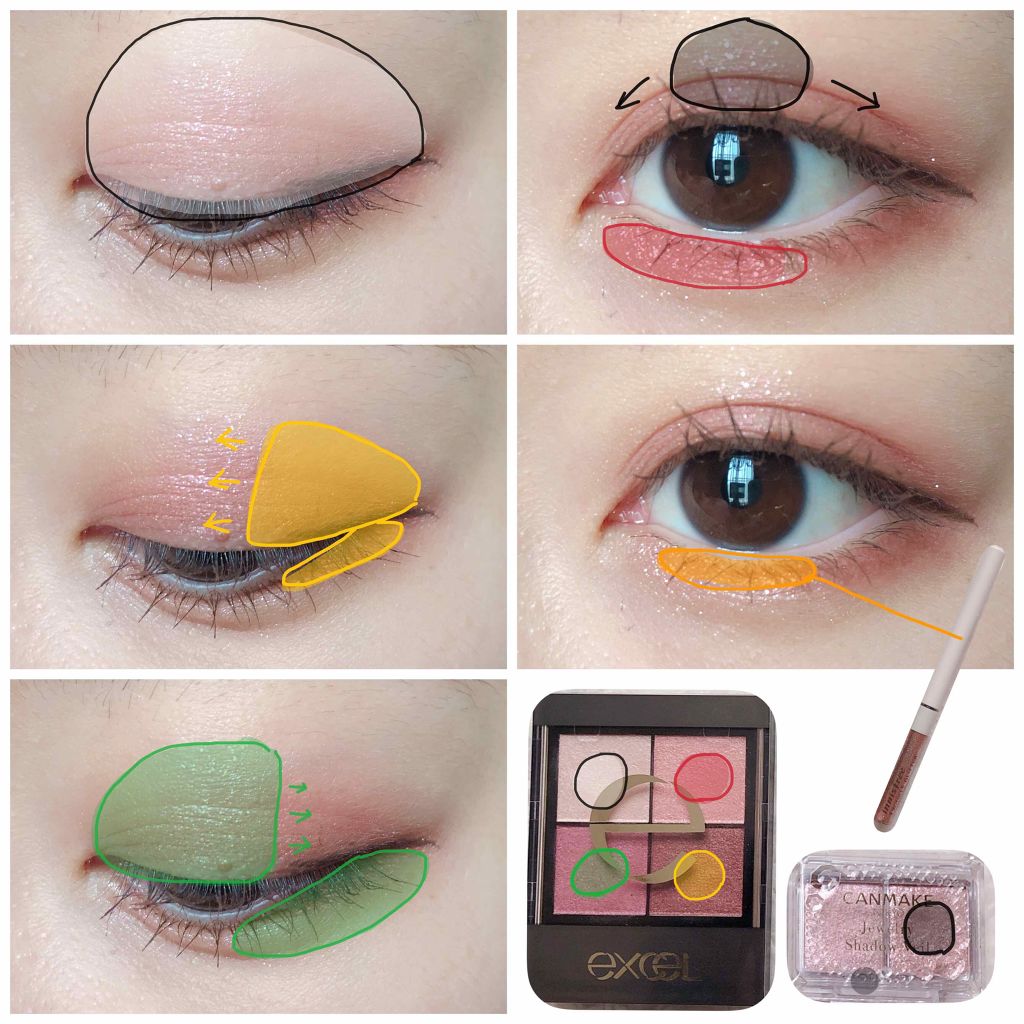 ジュエリーシャドウベール/キャンメイク/アイシャドウパレットを使ったクチコミ（2枚目）