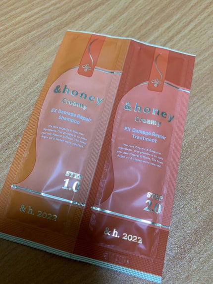 Creamy EXダメージリペアシャンプー1.0/ヘアトリートメント2.0/&honey/市販シャンプーを使ったクチコミ(1枚目)