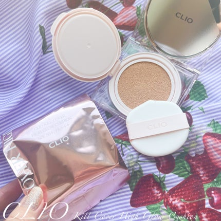 キル カバー ハイ グロウ クッション/CLIO/クッションファンデーションを使ったクチコミ(3枚目)