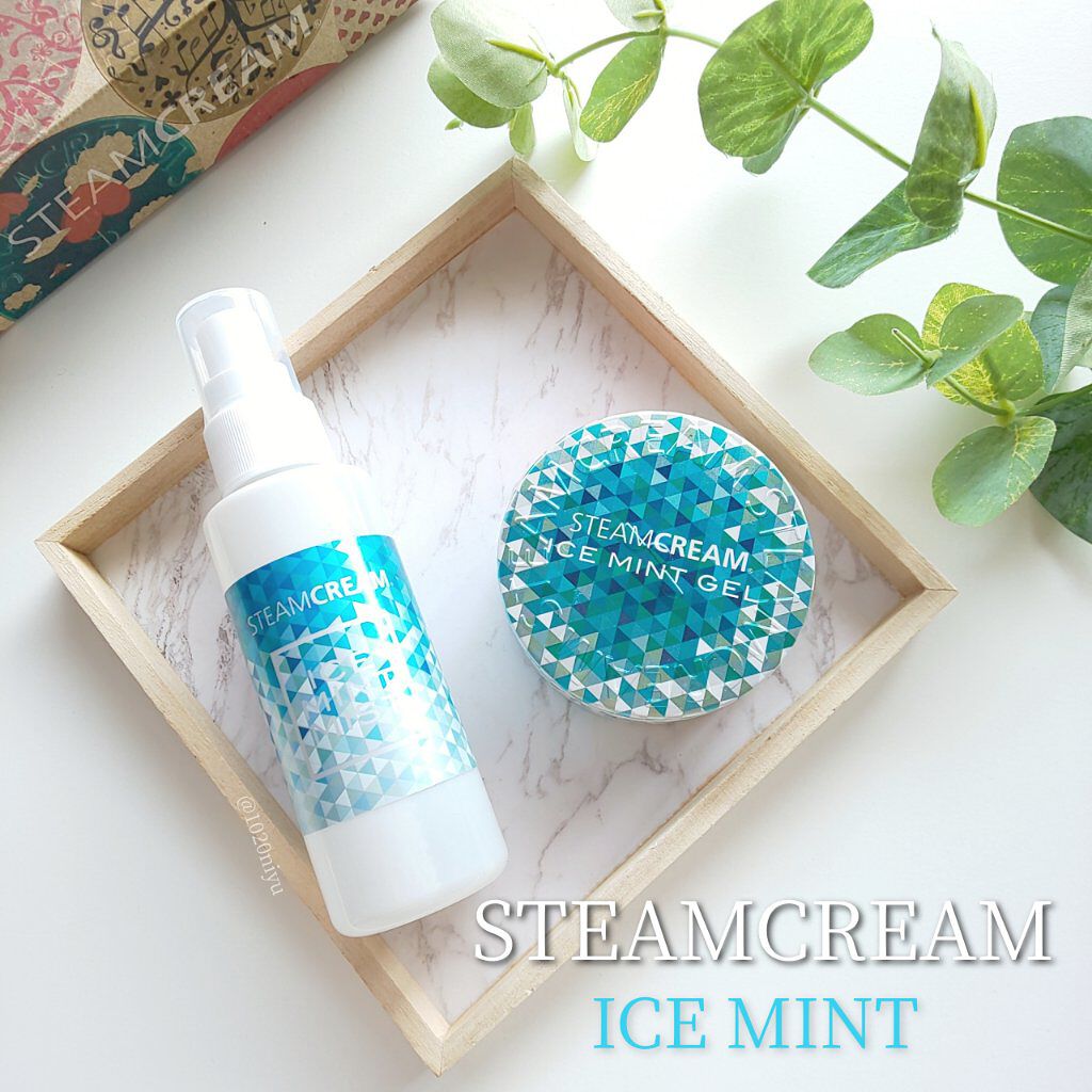 スチームクリーム アイスミント ジェル/STEAMCREAM/ボディローションを使ったクチコミ（1枚目）