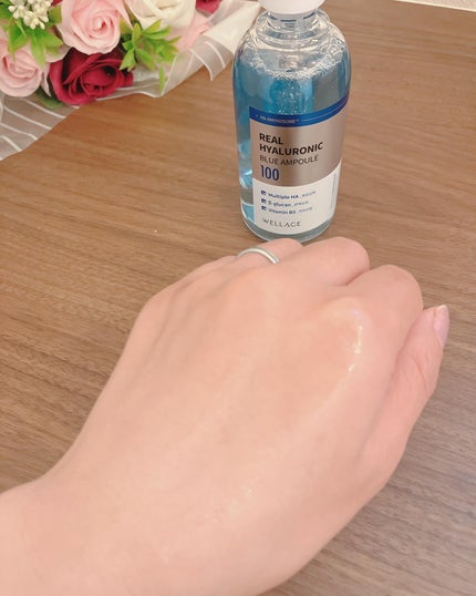 リアルヒアルロニックブルーアンプル 100/Wellage/美容液を使ったクチコミ(5枚目)